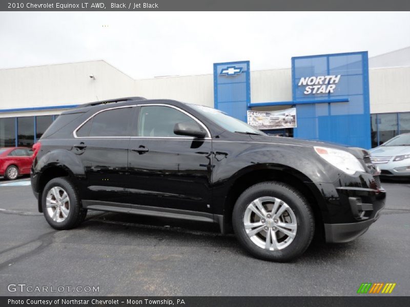 Black / Jet Black 2010 Chevrolet Equinox LT AWD