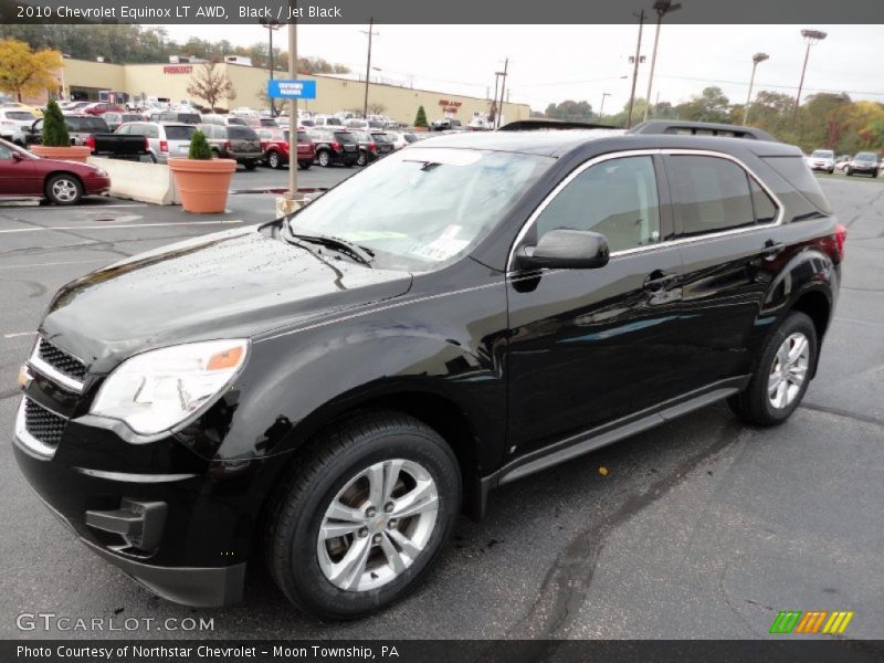 Black / Jet Black 2010 Chevrolet Equinox LT AWD