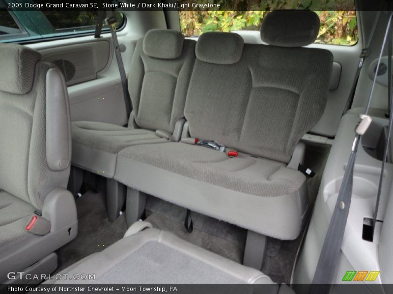 Stone White / Dark Khaki/Light Graystone 2005 Dodge Grand Caravan SE