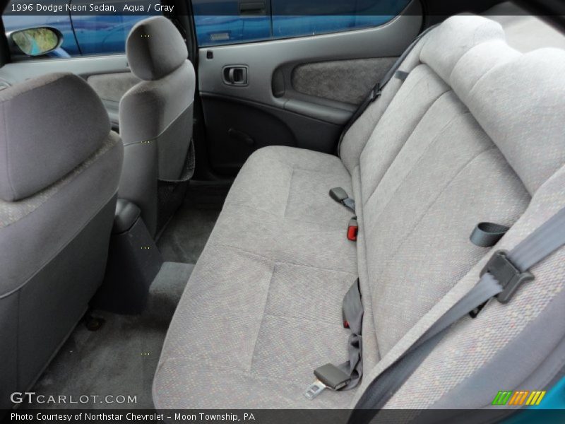 Aqua / Gray 1996 Dodge Neon Sedan