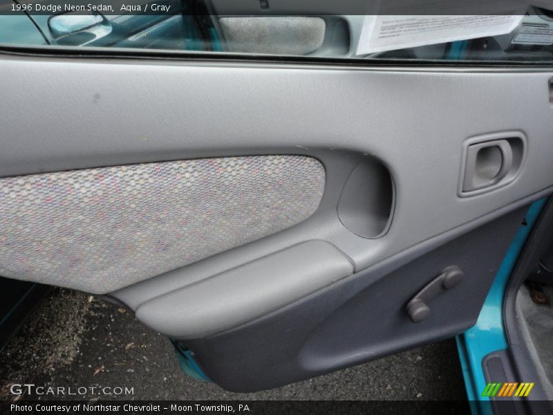 Aqua / Gray 1996 Dodge Neon Sedan