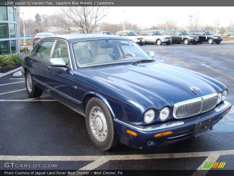 Sapphire Blue Metallic / Cashmere 1998 Jaguar XJ Vanden Plas