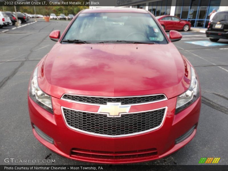 Crystal Red Metallic / Jet Black 2012 Chevrolet Cruze LT