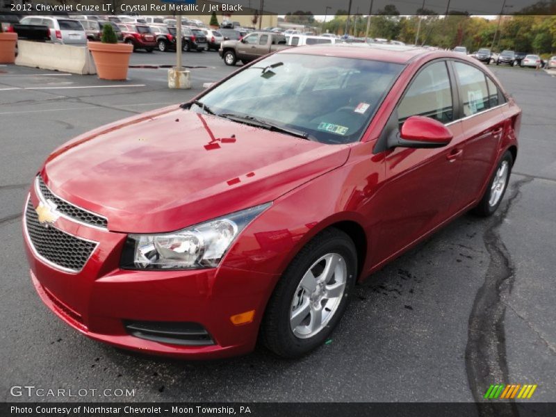 Crystal Red Metallic / Jet Black 2012 Chevrolet Cruze LT