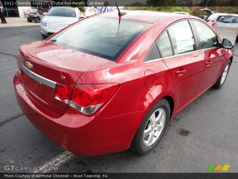 Crystal Red Metallic / Jet Black 2012 Chevrolet Cruze LT