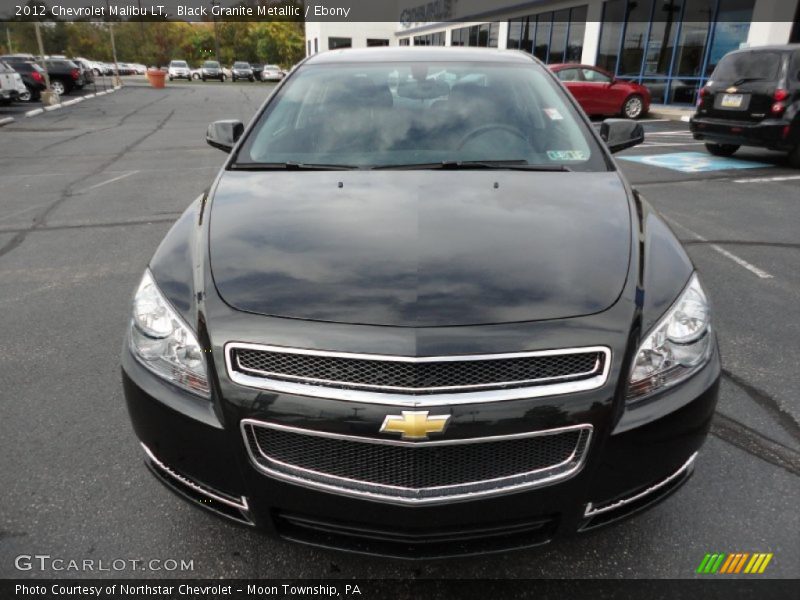 Black Granite Metallic / Ebony 2012 Chevrolet Malibu LT