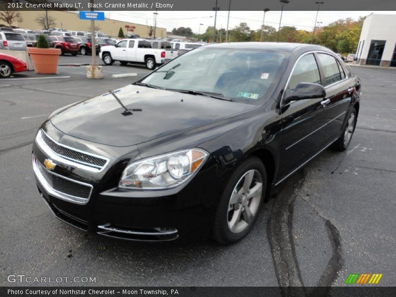 Black Granite Metallic / Ebony 2012 Chevrolet Malibu LT