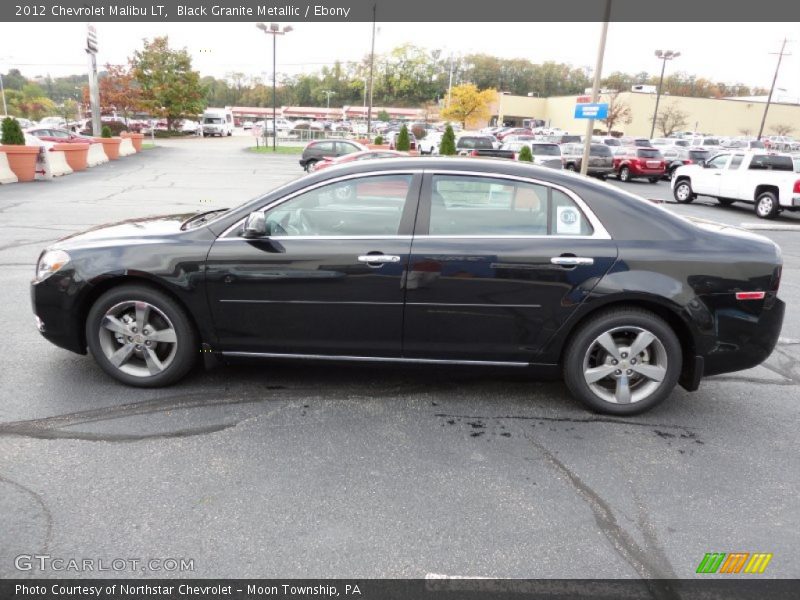 Black Granite Metallic / Ebony 2012 Chevrolet Malibu LT