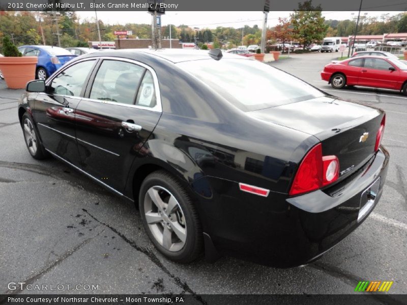 Black Granite Metallic / Ebony 2012 Chevrolet Malibu LT