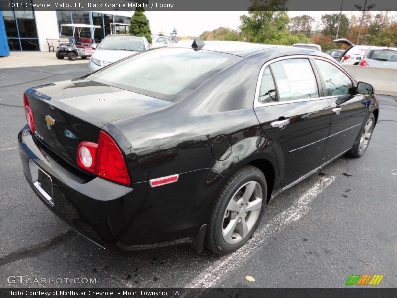 Black Granite Metallic / Ebony 2012 Chevrolet Malibu LT