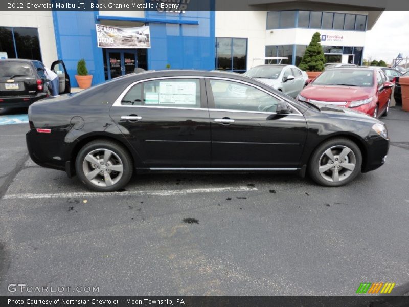 Black Granite Metallic / Ebony 2012 Chevrolet Malibu LT