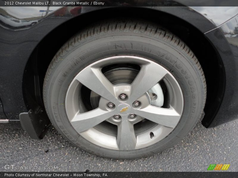 Black Granite Metallic / Ebony 2012 Chevrolet Malibu LT