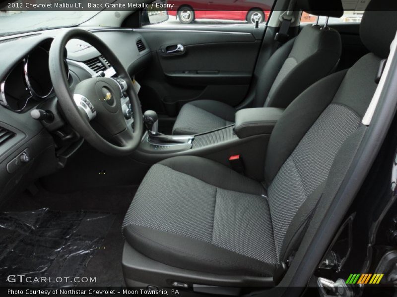 Black Granite Metallic / Ebony 2012 Chevrolet Malibu LT