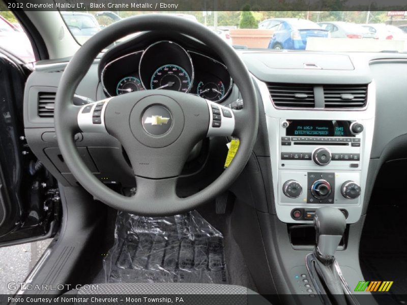 Black Granite Metallic / Ebony 2012 Chevrolet Malibu LT