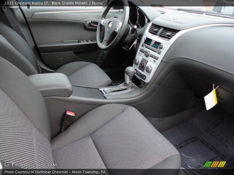 Black Granite Metallic / Ebony 2012 Chevrolet Malibu LT