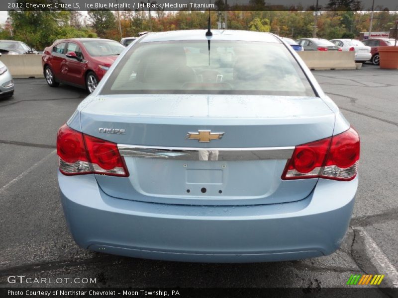 Ice Blue Metallic / Jet Black/Medium Titanium 2012 Chevrolet Cruze LS