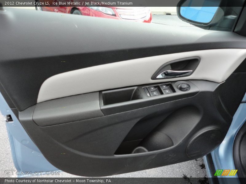 Ice Blue Metallic / Jet Black/Medium Titanium 2012 Chevrolet Cruze LS