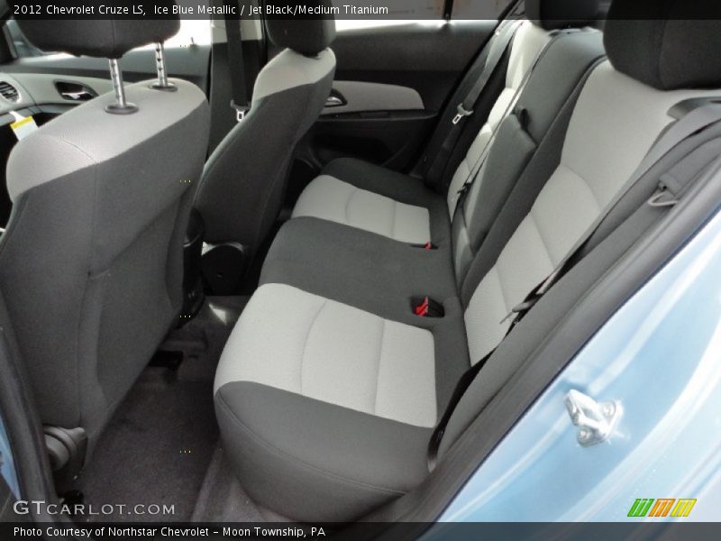 Ice Blue Metallic / Jet Black/Medium Titanium 2012 Chevrolet Cruze LS