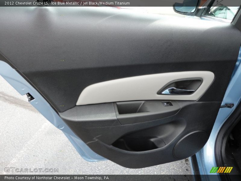 Ice Blue Metallic / Jet Black/Medium Titanium 2012 Chevrolet Cruze LS