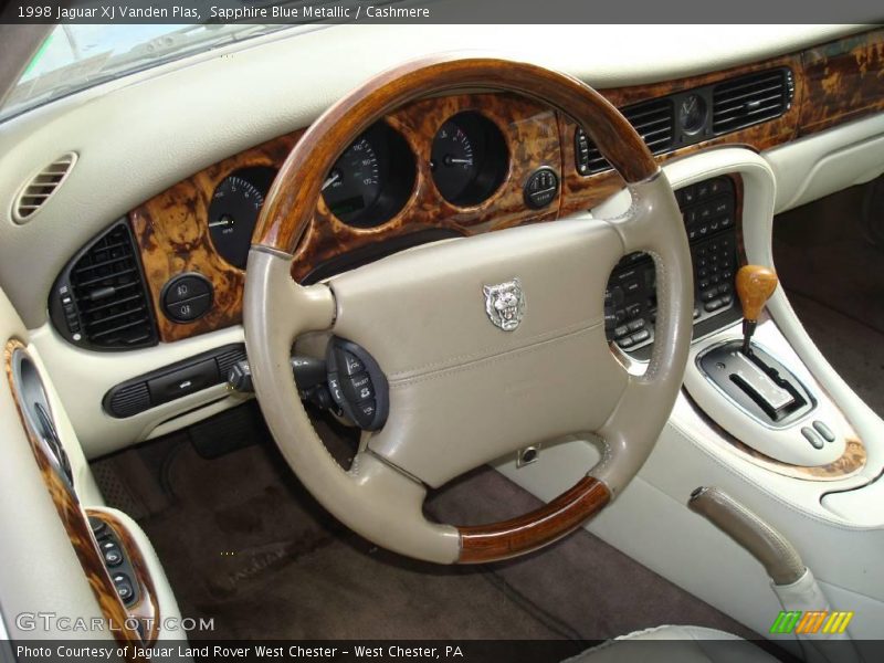 Sapphire Blue Metallic / Cashmere 1998 Jaguar XJ Vanden Plas