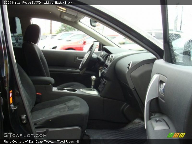 Wicked Black / Black 2009 Nissan Rogue S AWD