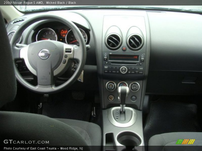 Wicked Black / Black 2009 Nissan Rogue S AWD