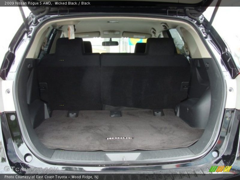 Wicked Black / Black 2009 Nissan Rogue S AWD