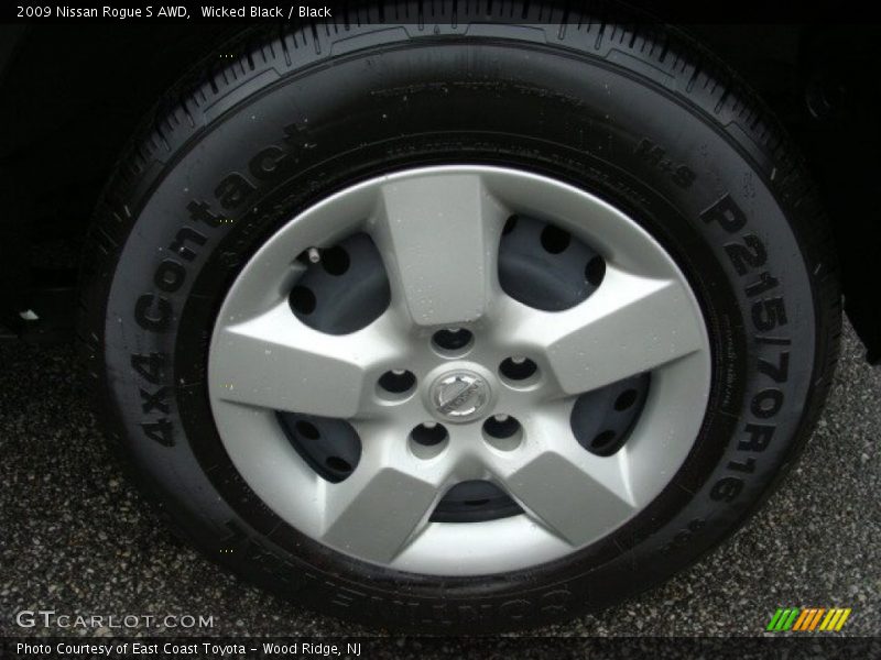Wicked Black / Black 2009 Nissan Rogue S AWD