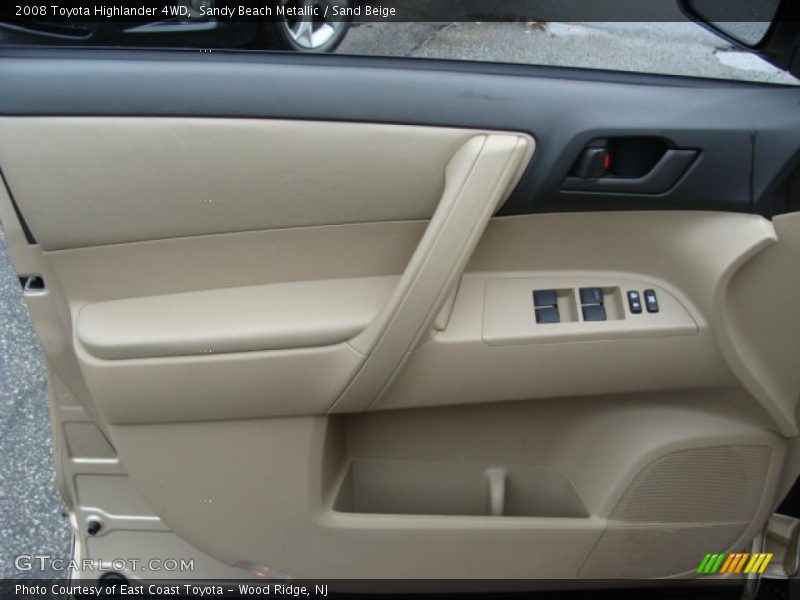 Door Panel of 2008 Highlander 4WD