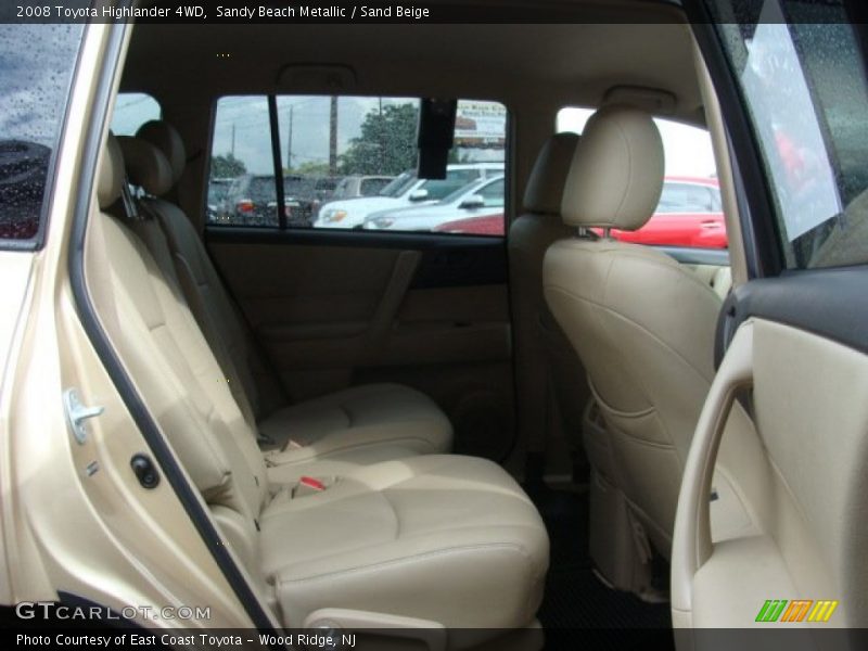  2008 Highlander 4WD Sand Beige Interior
