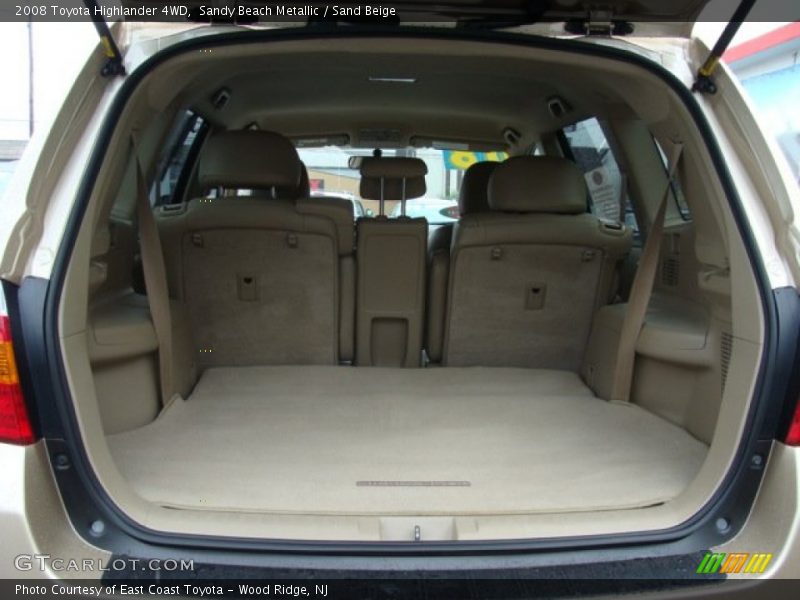  2008 Highlander 4WD Trunk
