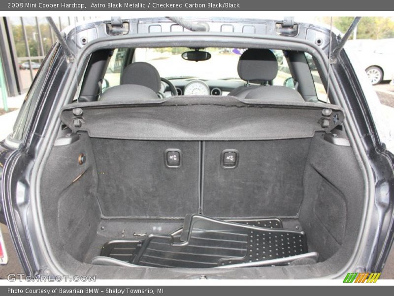 Astro Black Metallic / Checkered Carbon Black/Black 2008 Mini Cooper Hardtop