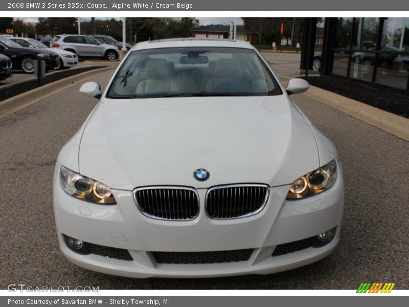 Alpine White / Cream Beige 2008 BMW 3 Series 335xi Coupe