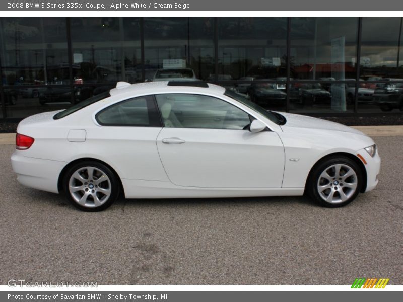 Alpine White / Cream Beige 2008 BMW 3 Series 335xi Coupe