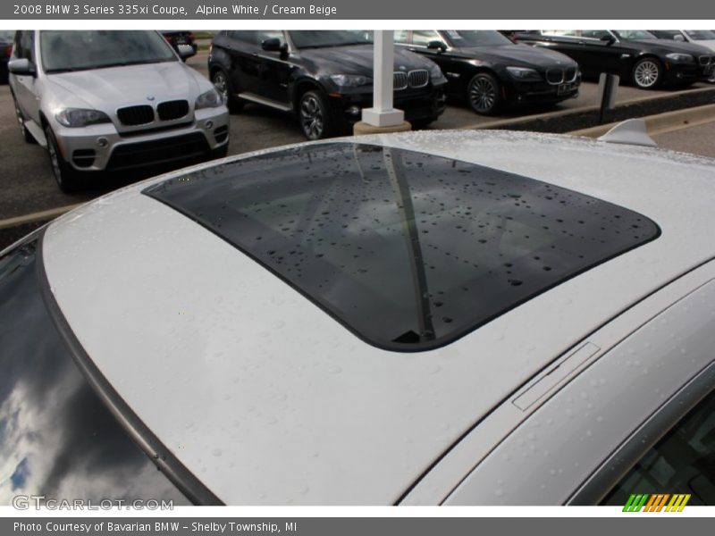 Alpine White / Cream Beige 2008 BMW 3 Series 335xi Coupe