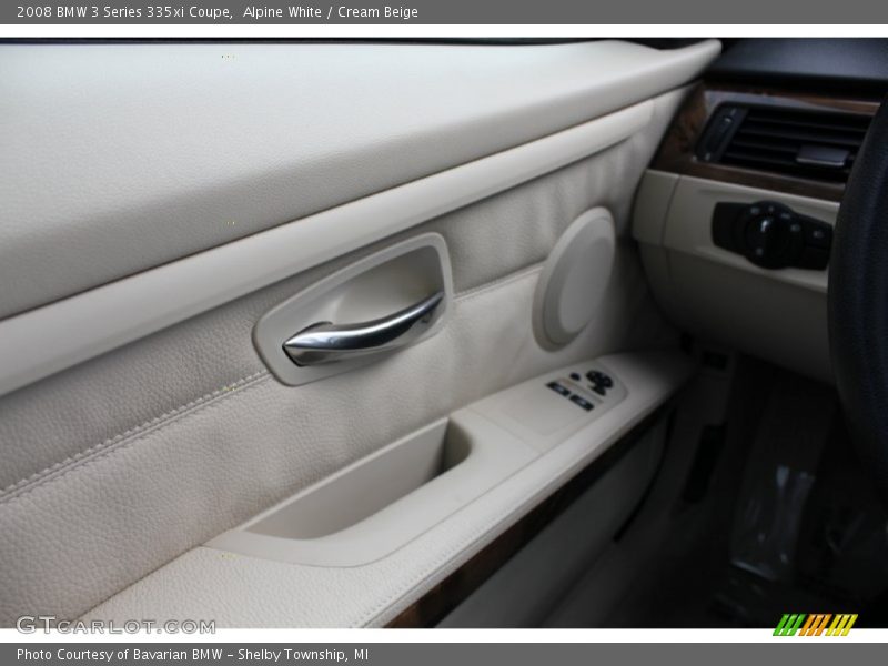 Alpine White / Cream Beige 2008 BMW 3 Series 335xi Coupe