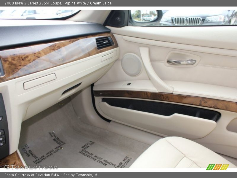 Alpine White / Cream Beige 2008 BMW 3 Series 335xi Coupe