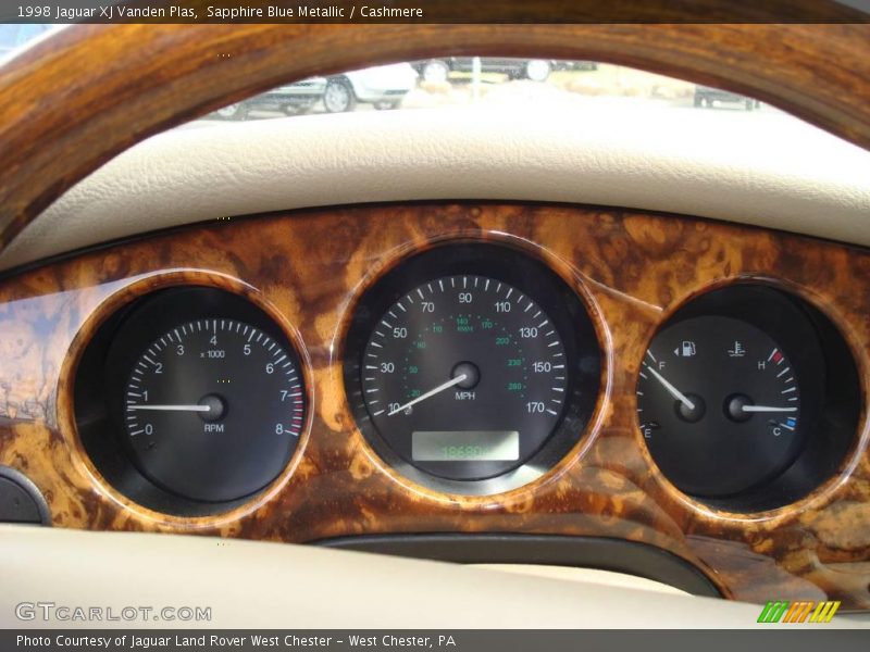 Sapphire Blue Metallic / Cashmere 1998 Jaguar XJ Vanden Plas