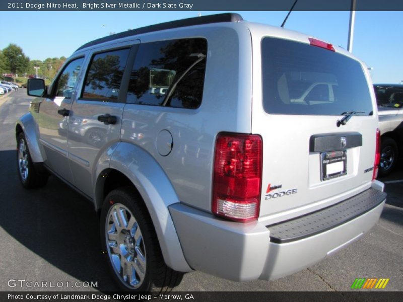 Bright Silver Metallic / Dark Slate Gray 2011 Dodge Nitro Heat
