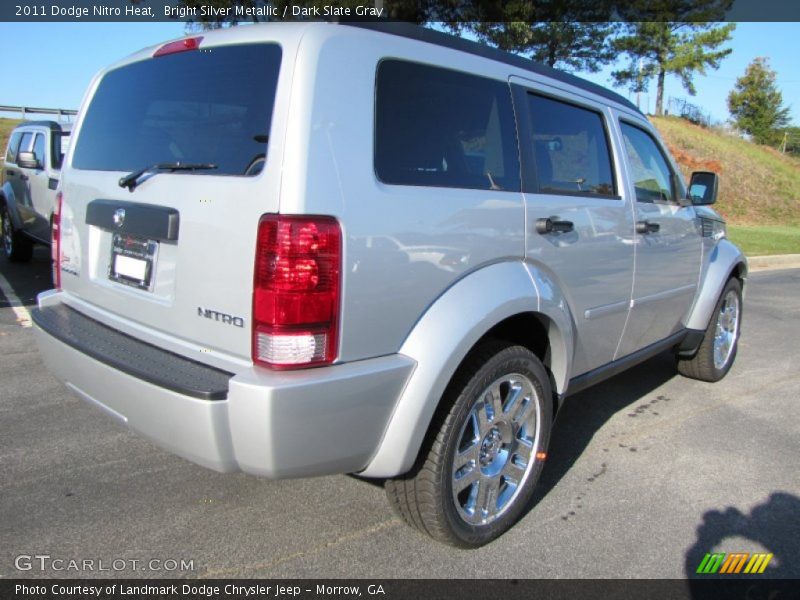 Bright Silver Metallic / Dark Slate Gray 2011 Dodge Nitro Heat