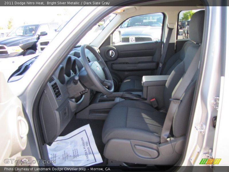 Bright Silver Metallic / Dark Slate Gray 2011 Dodge Nitro Heat