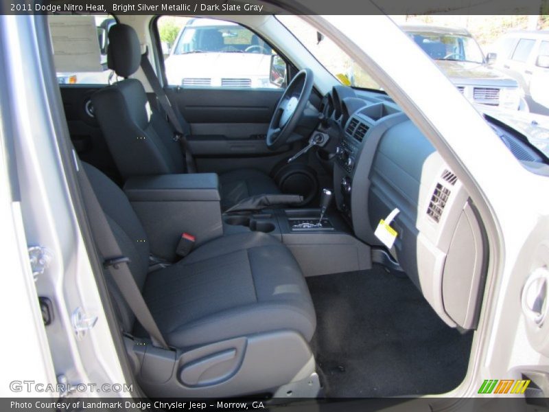 Bright Silver Metallic / Dark Slate Gray 2011 Dodge Nitro Heat