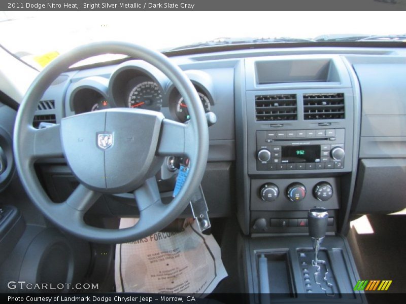 Bright Silver Metallic / Dark Slate Gray 2011 Dodge Nitro Heat