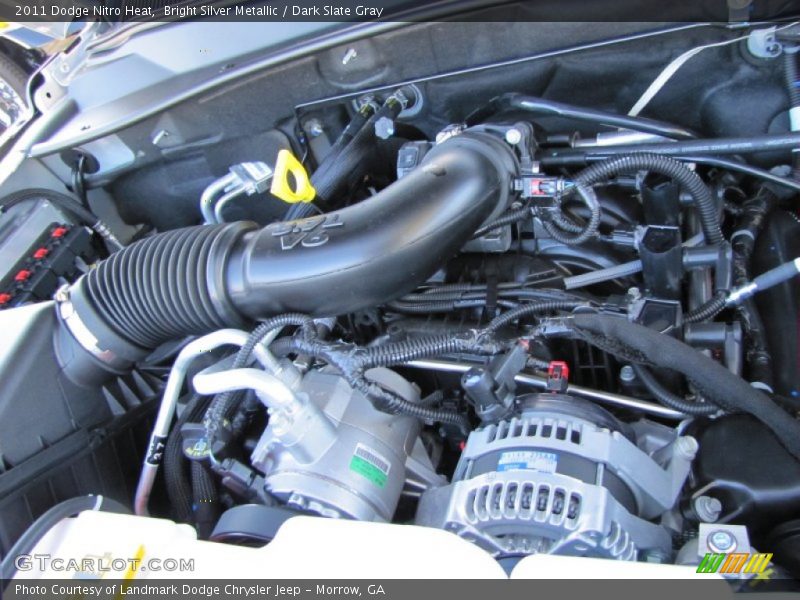 Bright Silver Metallic / Dark Slate Gray 2011 Dodge Nitro Heat