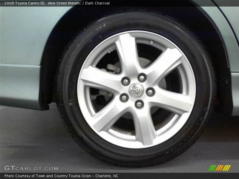 Aloe Green Metallic / Dark Charcoal 2008 Toyota Camry SE