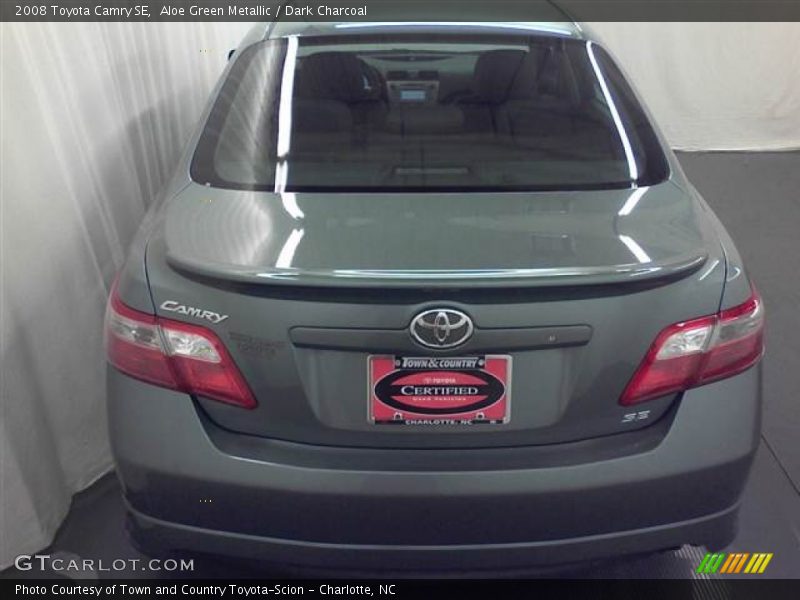 Aloe Green Metallic / Dark Charcoal 2008 Toyota Camry SE