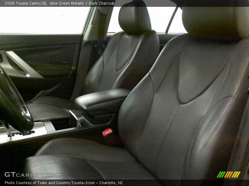Aloe Green Metallic / Dark Charcoal 2008 Toyota Camry SE