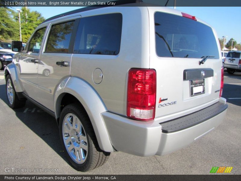 Bright Silver Metallic / Dark Slate Gray 2011 Dodge Nitro Heat