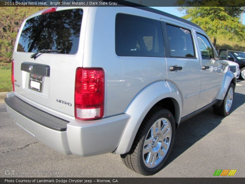Bright Silver Metallic / Dark Slate Gray 2011 Dodge Nitro Heat