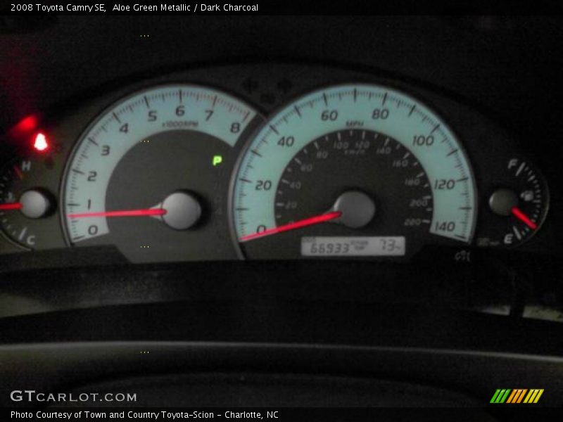 Aloe Green Metallic / Dark Charcoal 2008 Toyota Camry SE